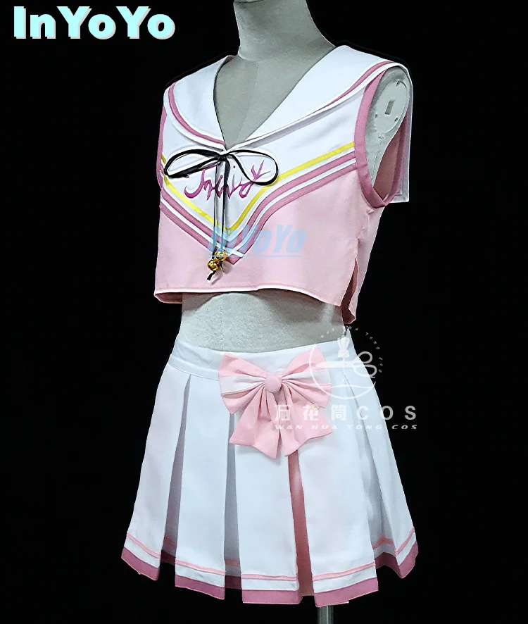 Костюм для косплея InYoYo Shimoe Koharu милая Униформа чирлидинга в стиле голубого архива