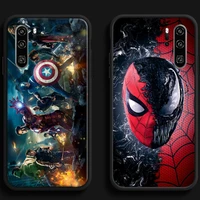 marvel spiderman phone cases for huawei honor p40 p30 pro p30 pro honor 8x v9 10i 10x lite 9a 9 10 lite funda back cover coque