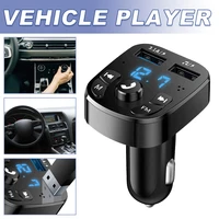 wireless 5 0 car fm transmitter multifunctional automobile mp3 player receiver support usb tf card for mobile phonestablet