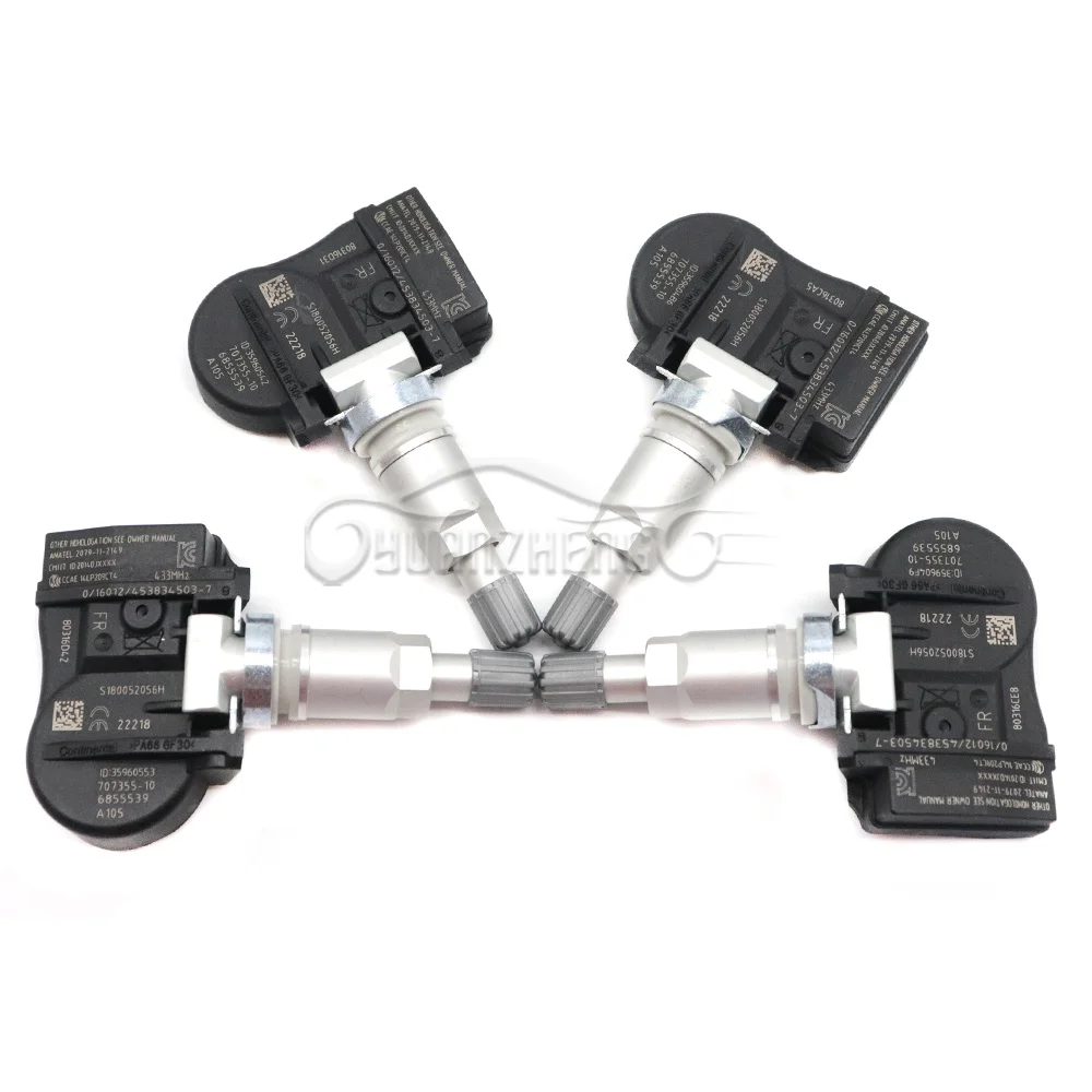 

36106856209 Автомобильный датчик системы контроля давления в шинах TPMS для BMW 3-Series F30 F31 F34 2012-2020 433 МГц 6855539