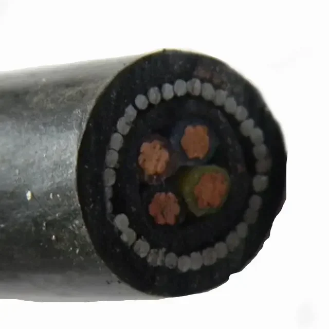 Третий кабель Zhengzhou 4 ядра вентиляционном форме 120 мм2 луженый медный сердечник