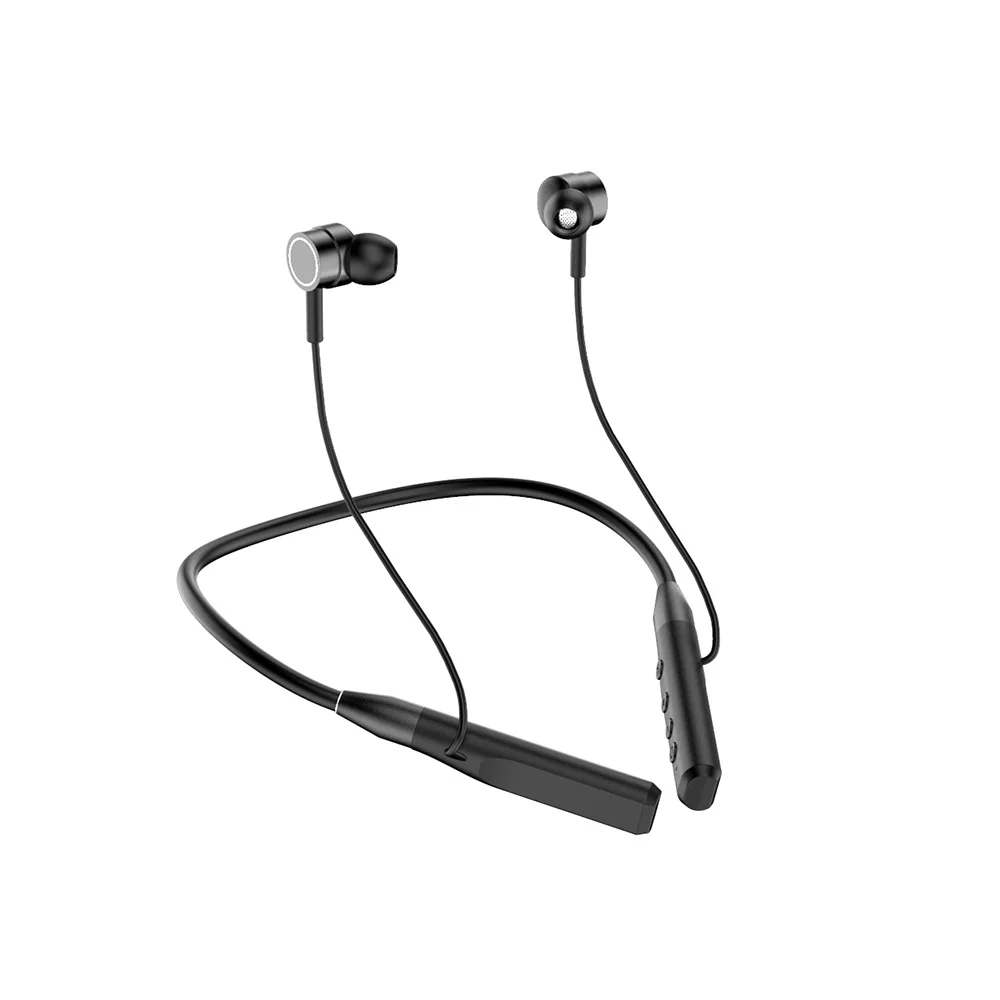 

K20 Wireless Bluetooth Neckband Headphones Stereo Bass Earbuds In-ear Magnetic Earphones Sport Hanging Neck Headset With Mic