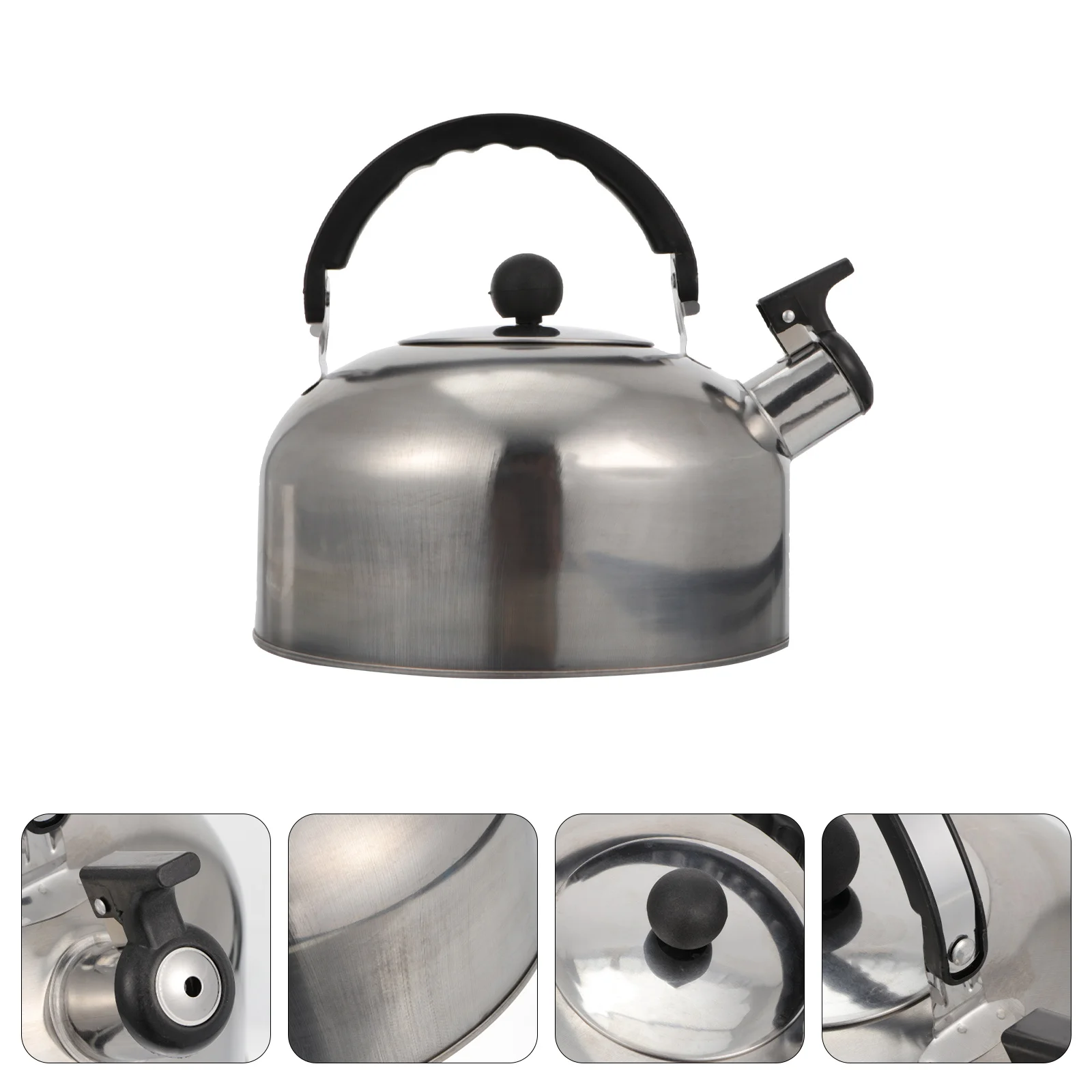 

Kettle Tea Whistling Stovetop Teapot Steel Stainless Water Stove Boiling Pot Coffee Teakettle Gas Kettles Pitcher Whistle Hot