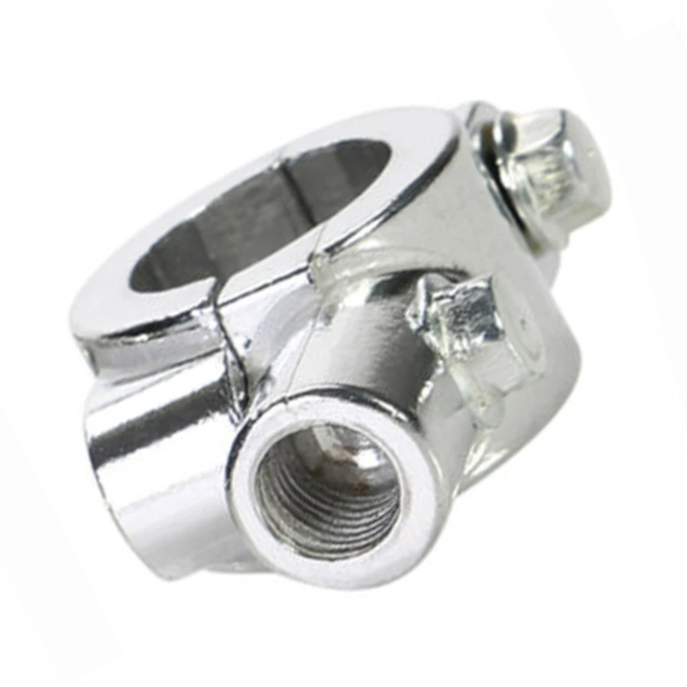 

10mm Motorcycle Mirror Mount Holders Bracket Clamp For 7-8in Motorbike Handlebar Aluminum Alloy Mirror Mount Accessories