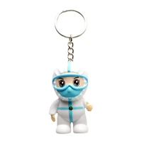 fashion jewelry appreciation white angel doctor keychain gift for doctor nurse keyring