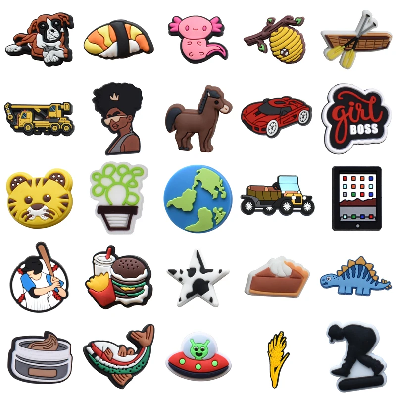 

Packs Boy Gifts Wholesale Bulk Para Pins Men Shoe Charms Decorations for Crocs Kids Set Jeans Shoes Accessories Women Charm Girl