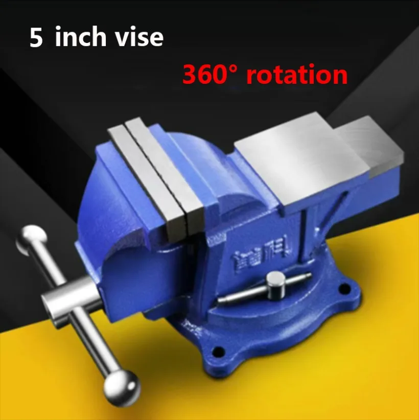 

Heavy Duty Bench Vise Household Vise Bench High Quality 5 Inch Small Bench Vice Clamp 360 Degree Rotation