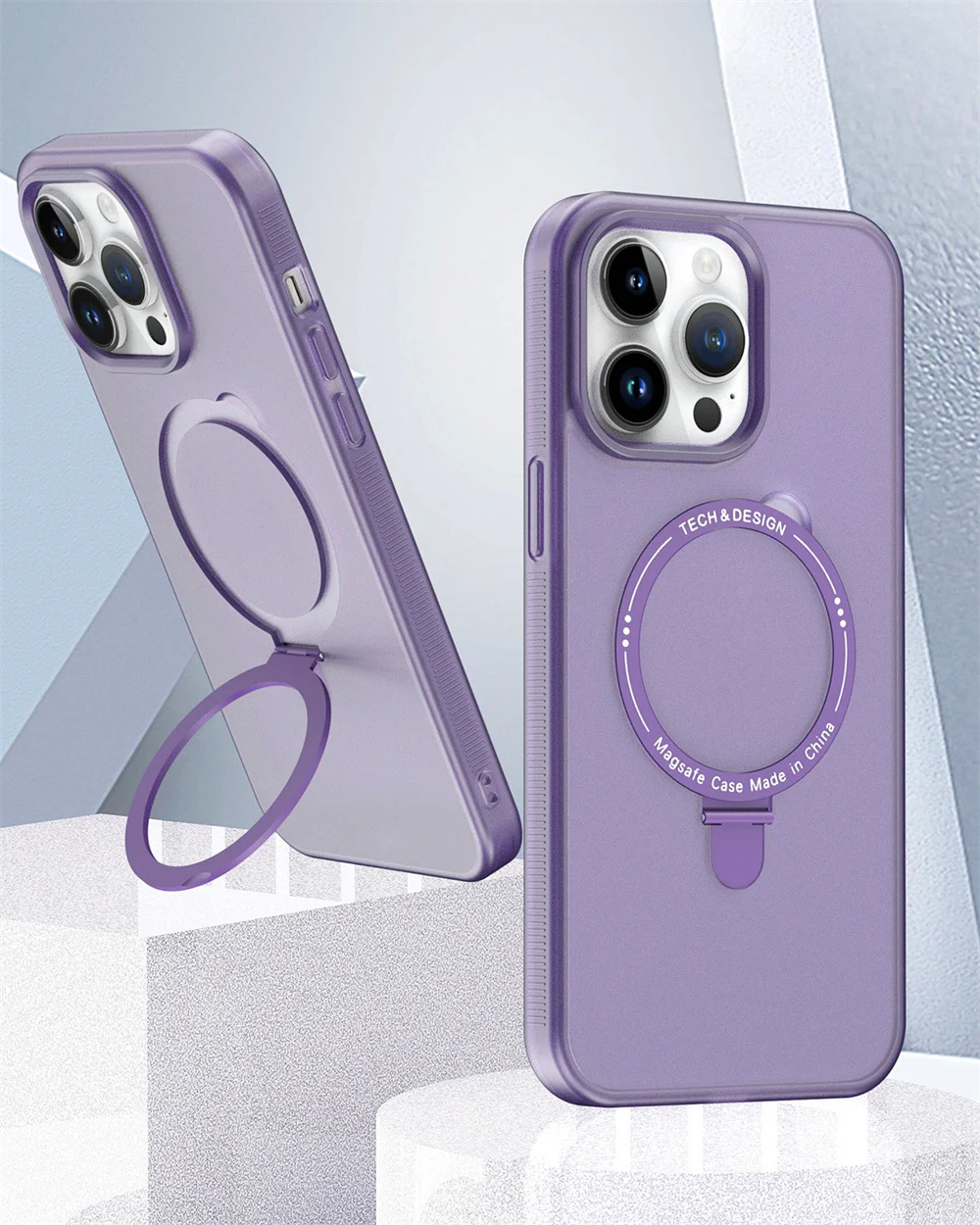 Фото Магнитный чехол Magsafe для iPhone 15 Pro Max 11 12 13 Pro 14 Plus №3