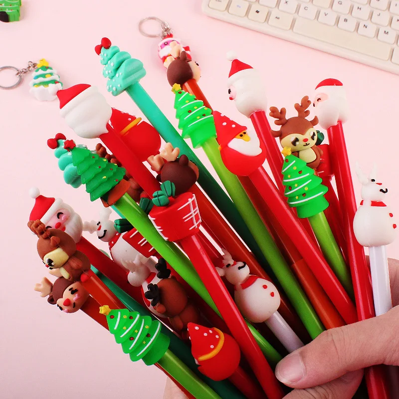 

30-100/ set of Christmas cards Wahi cartoon 0.38/0.5mm plastic pen Student signature creativeStationerySchool supplies Neuterpen
