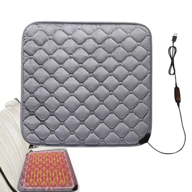 Подушка для автомобильного сиденья с подогревом 12 В подушка обогреватель зимний