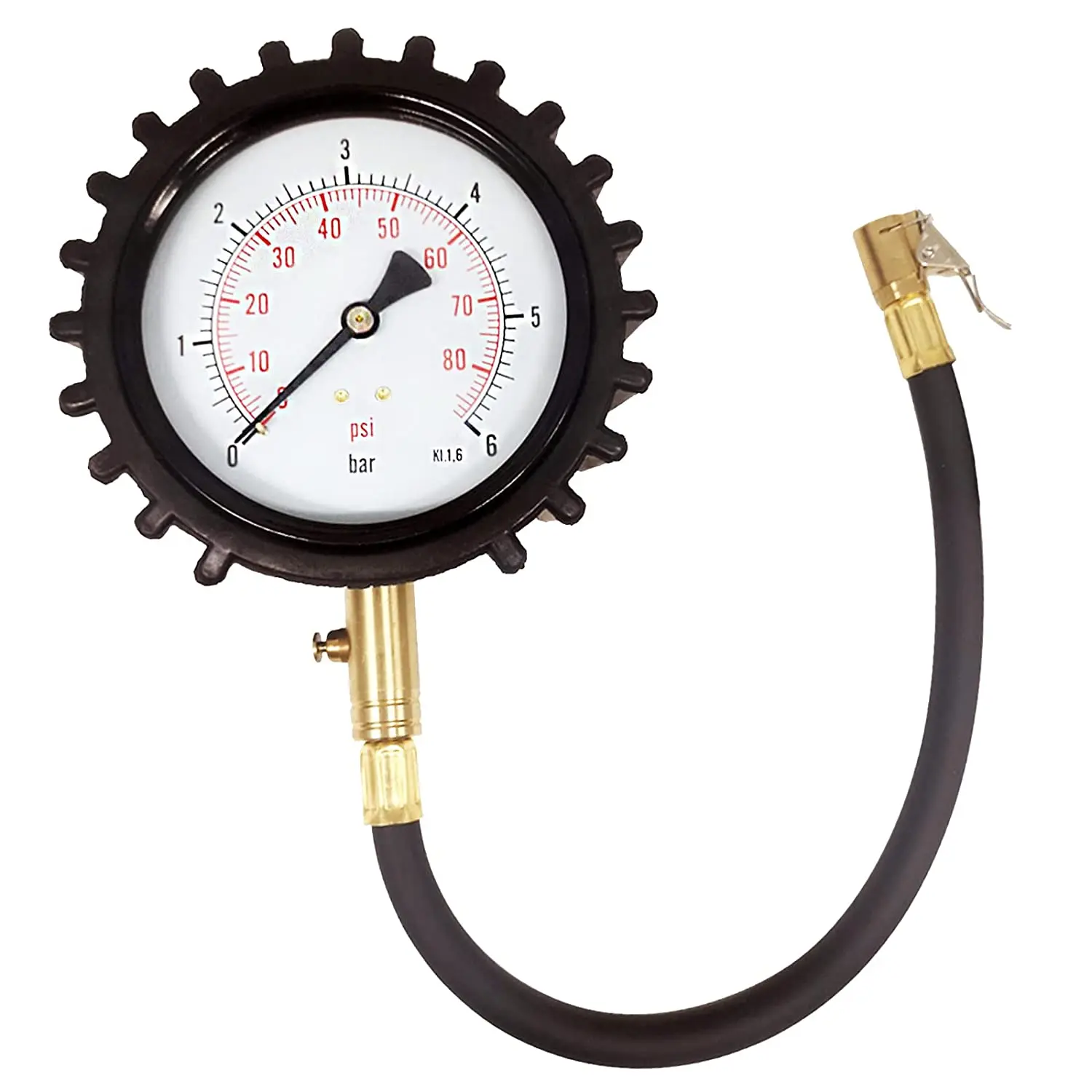 

ATsafepro 4-дюймовый манометр в шинах 87 PSI 140 PSI 200PSI точный аналоговый Манометр с зажимом на воздушном патроне гоночный манометр в шинах