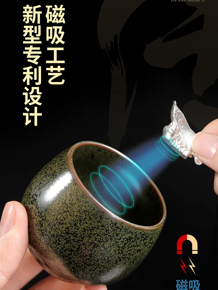 

Teacup Cup Mug Infuser Tibetan Teaware Gaiwan Puer Kungfu Tea Set Chinese Ceramic Ceremony Accessorie Chawan Bowl Gilt Silver