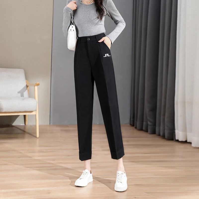 2022 Autumn New Women Golf Clothing Golf Pants Sports Tennis Casual Fashion Trousers Women J.LINDEBERG Golf Wear