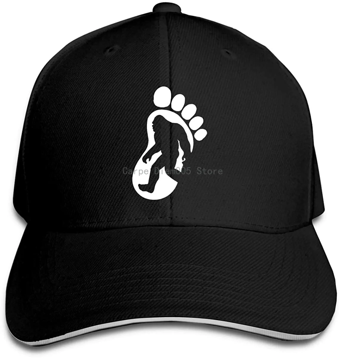 

Bigfoot Sasquatch Trucker Baseball Cap Adjustable Peaked Sandwich Hat
