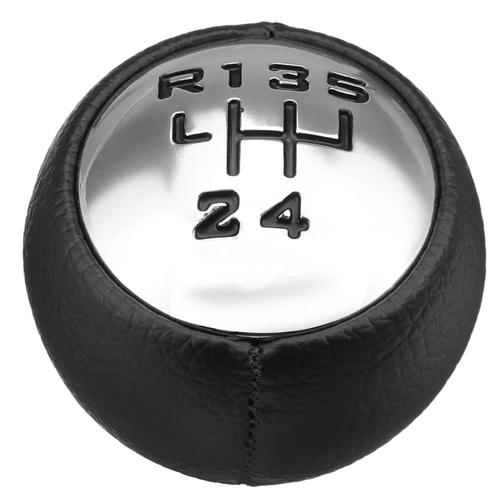 

5 Speed PU Leather Gear Shift Knob Head Handball for Peugeot 307 308 3008 407 5008 807 for Citroen C3 C4 C4 Picasso