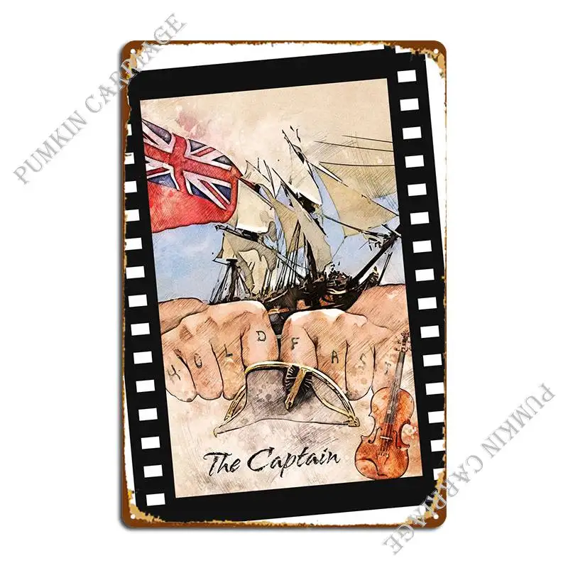 

Master Commander Metal Plaque Poster Customized Bar Cave Party Wall Mural Retro Tin Sign Poster