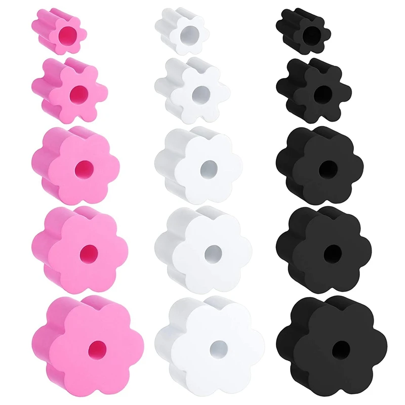 

15 Pieces Cup Turner Foams Cup Tumbler Inserts Accessories 5 Size Foam Inserts For Tumbler Bottle Cup Supplies
