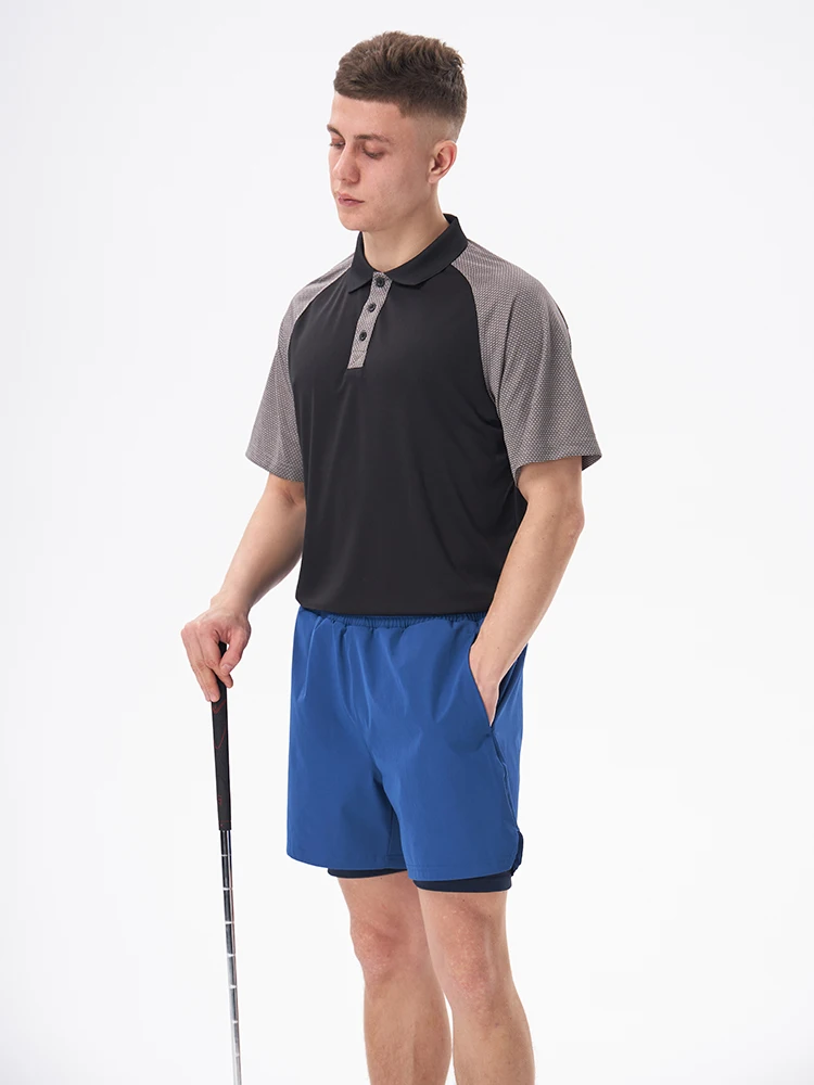 2023 Golf Wear Men Design Polo Shirts Summer Short Sleeve T-shirt for Men Clothing Quick Dry Fashion Loose Tshirts Sportswear