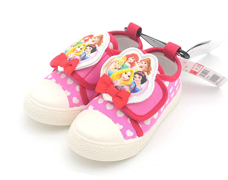 

Disney cartoon girls casual shoes indoor dance canvas soft sole non-slip princess frozen shoes kindergarten small cloth shoes