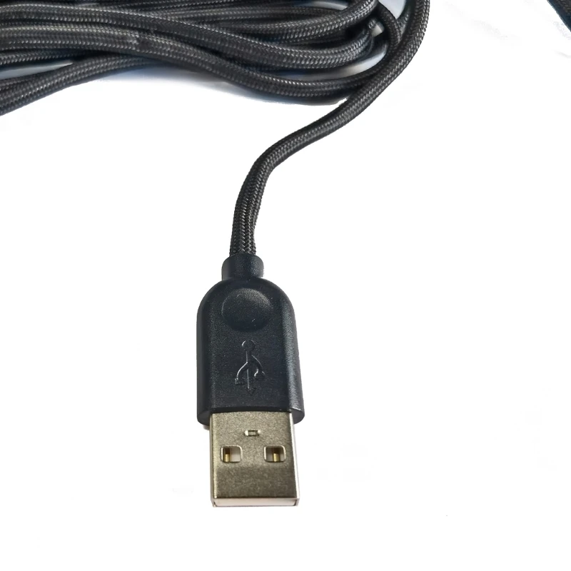 Кабель для мыши Type-C 1 8-2 м мягкий нейлоновый провод игровой подходит Ninjutso прочной