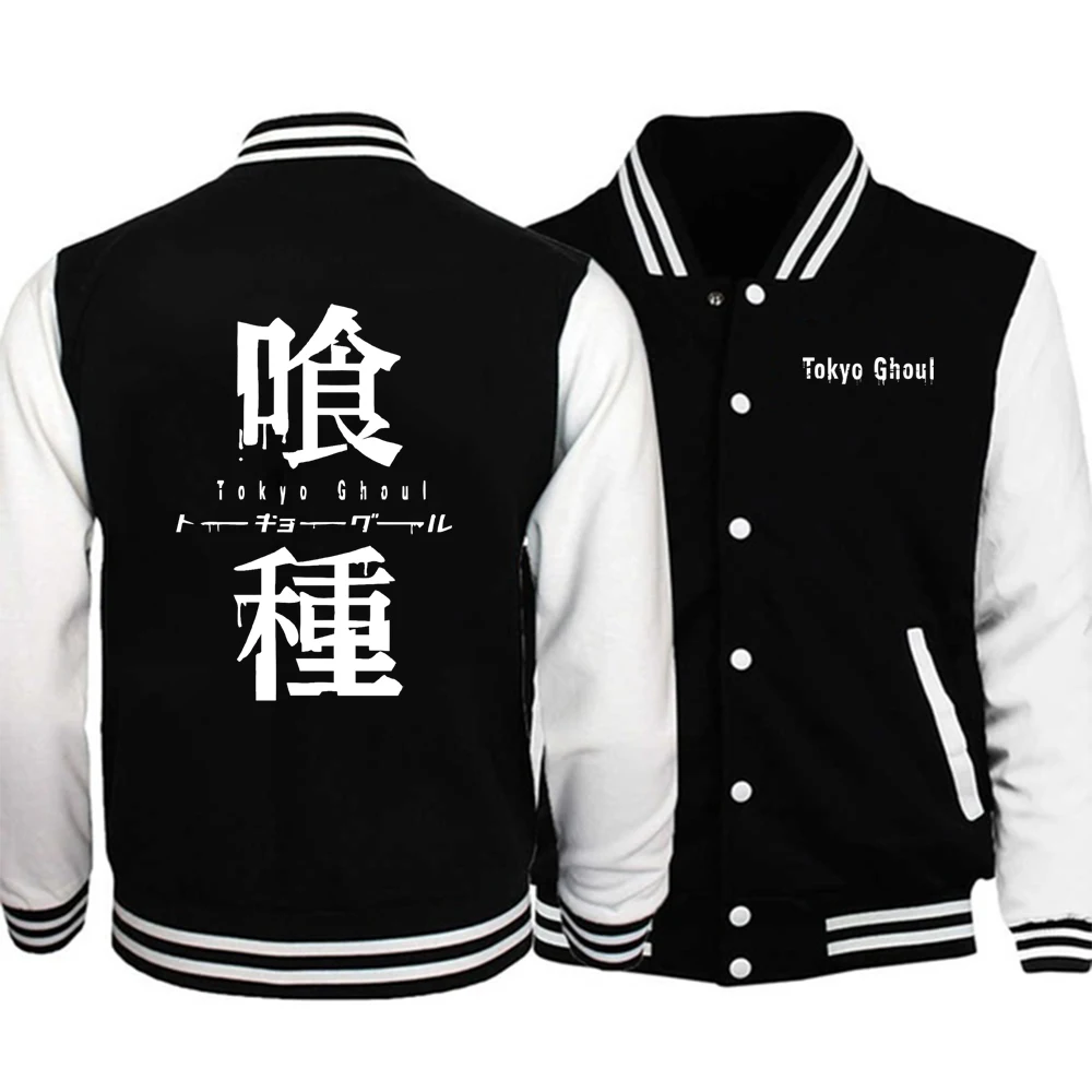 

Токийский Гуль, бейсбольная униформа, худи в стиле аниме, уличная одежда, топы, мужские толстовки, пуловеры, толстовки, свитшоты