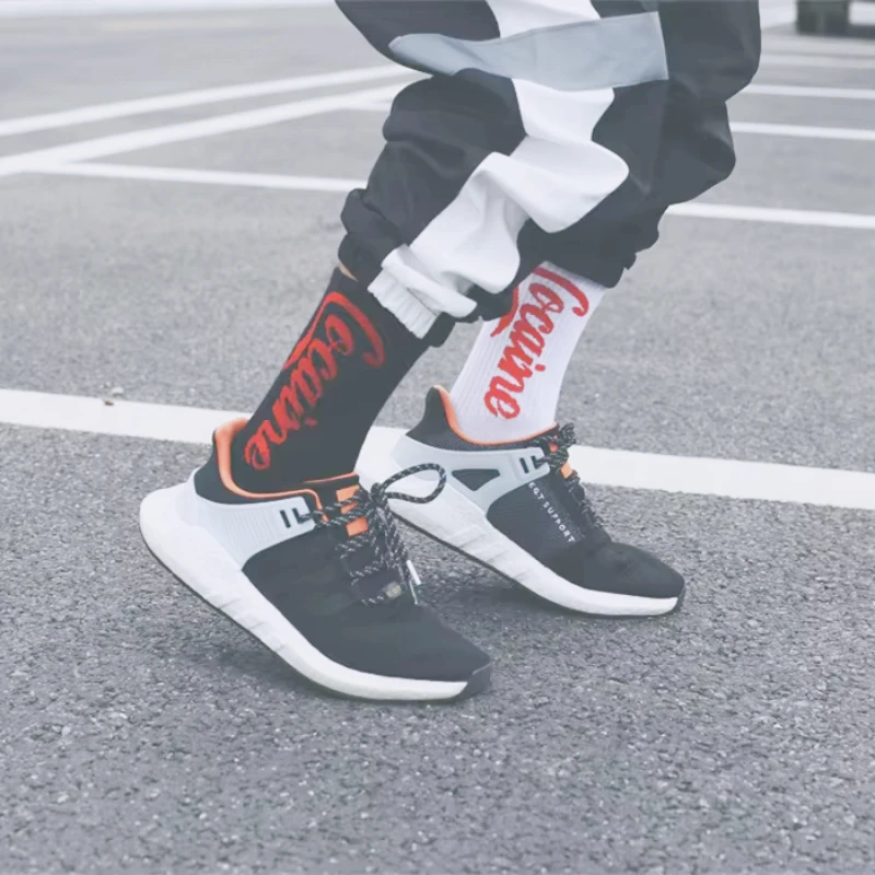 Летние длинные мужские уличные носки в стиле хип-хоп Европе и Америке с дикой