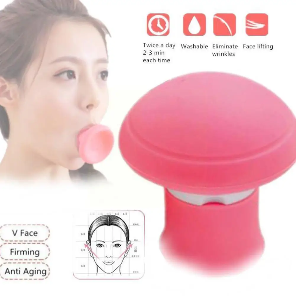 

Silicone V Face Lifting Tool Mouth Exerciser Face Double Tools Facial Tighten Chin Skin Lifter Lines Care The Slimming Faci J8K8