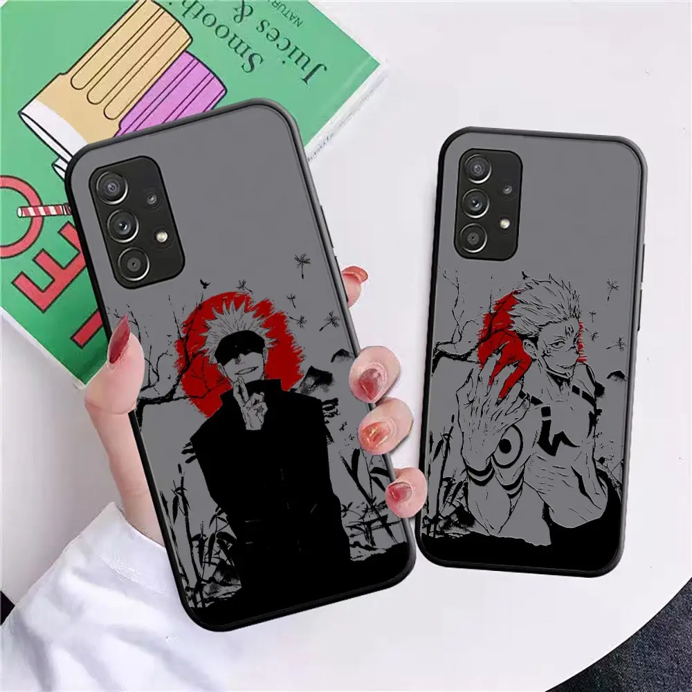 

Japan Anime Jujutsu Kaisen Gojo Satoru Case For Samsung A73 A72 A71 A70 A53 A52 A51 A50 A42 A33 A32 A31 A30 A22 A21S A20S Funda