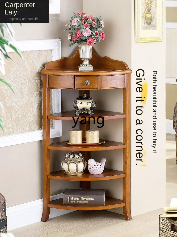 XYY угловой шкаф с деревянными краями настенный для гостиной