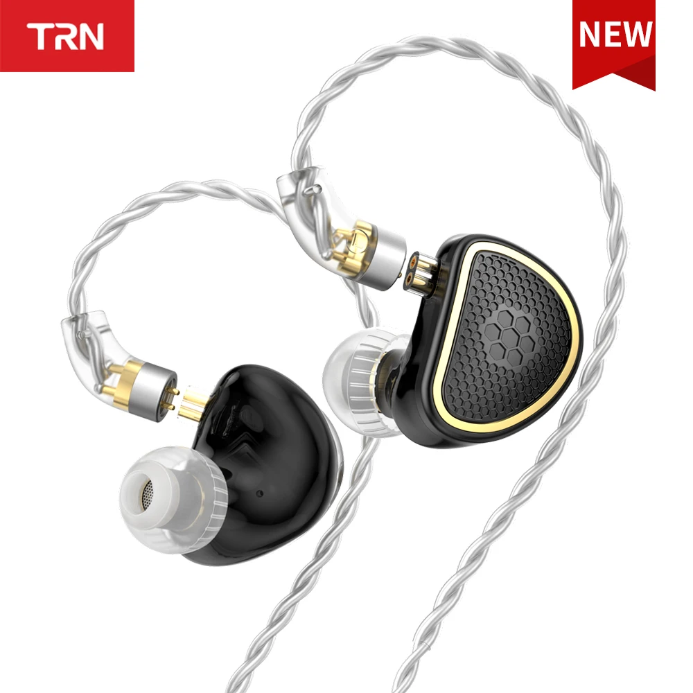 

TRN Xuanwu SPD+BA In Ear Earphone Hybrid Planar In-Ear Monitor IEM HIFI DJ Running Sport Headphones Earplug Headset Earbuds MT3