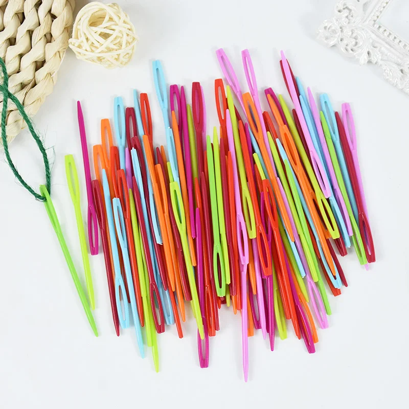 

100pcs Multicolor Plastic Knitting Crochet Locking Stitch Marker Knitting Needles DIY Sewing Accessories Sweater Weaving Tools