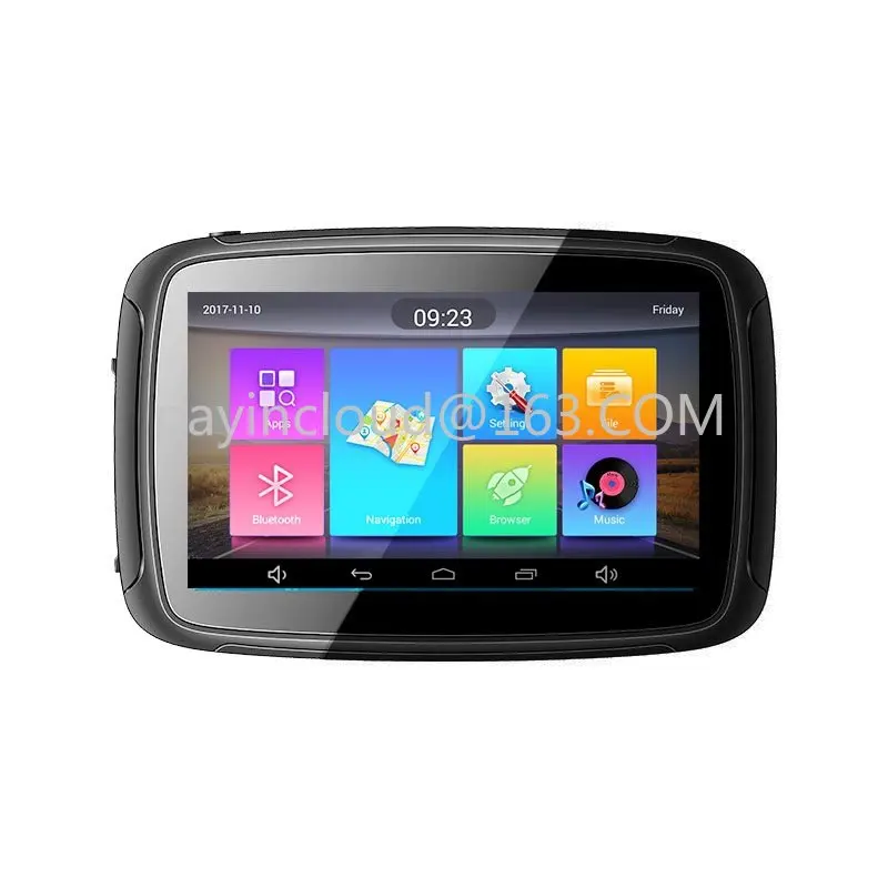 

Motorcycle navigator GPS 5-inch touch screen ipx7 waterproof/Android 6.0/Bluetooth function/industry specific