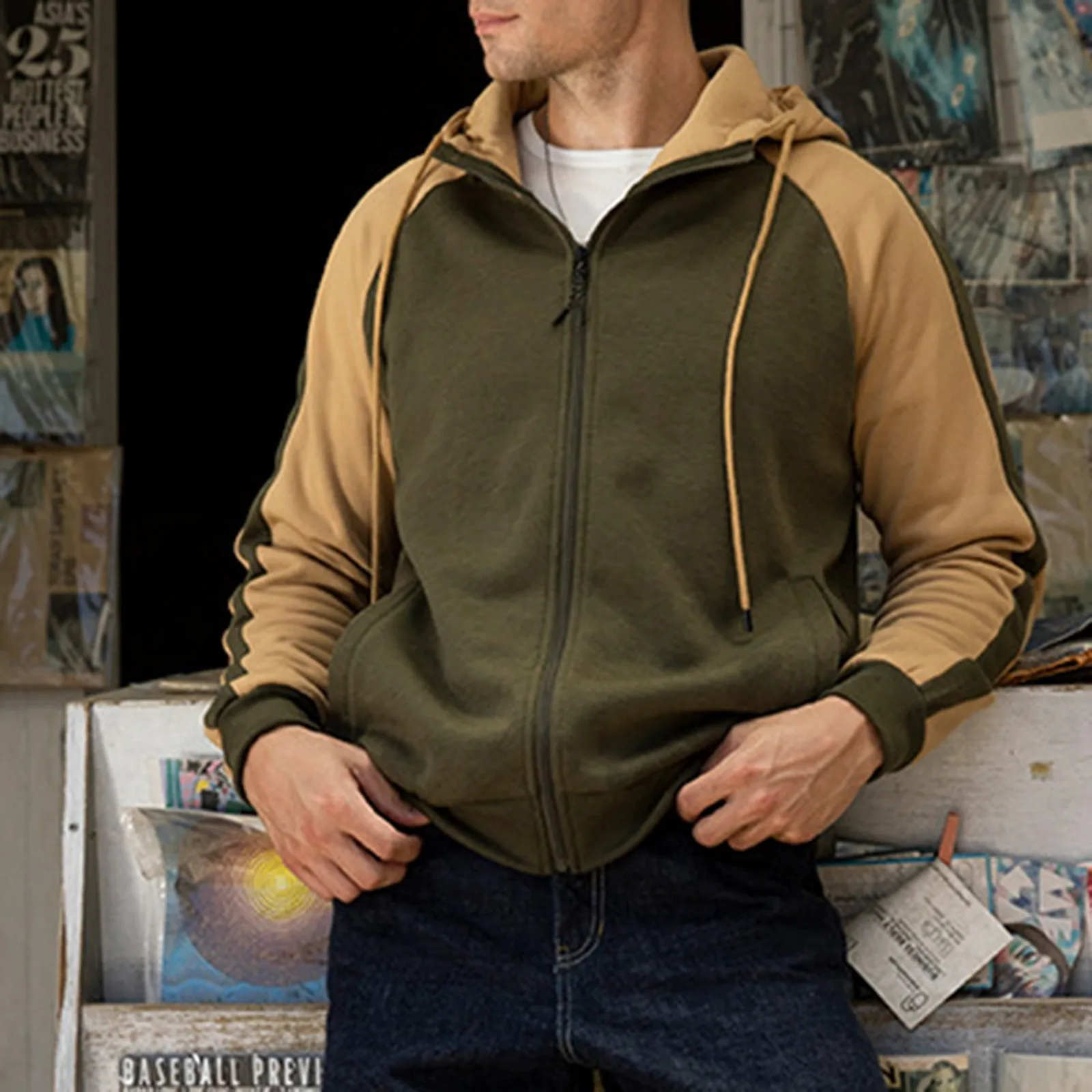 Jacket Men Autumn Streetwear
