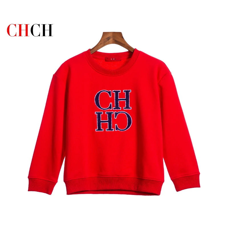 

CHCH Brand Children's Sweatshirt Casual Print Letter Long Sleeved Baby Sweater For Boys Girls 4 Styles Kids Tops