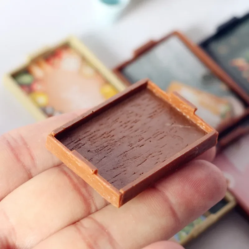 1 Набор деревянная тарелка в масштабе 1:12 для кукольного домика