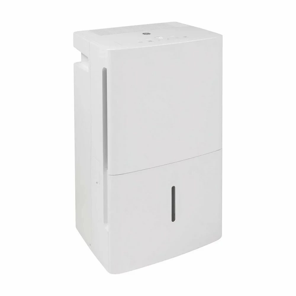 

50-Pint Portable Dehumidifier with Drain, White (Refurbished)