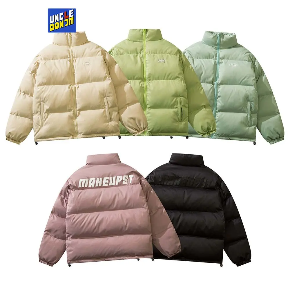 Multi-colour puffer jacket men parkas harajuku coats men casual winter jacket men warm parkas dripshipping