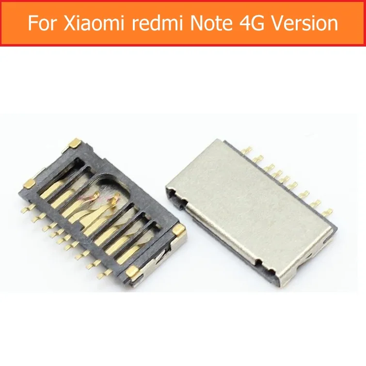 Фото Оригинальный разъем для карты памяти для Xiaomi redmi note 4g, слот для SD-карты памяти для Coolpad F1 8297, замена устройства чтения карт памяти №1