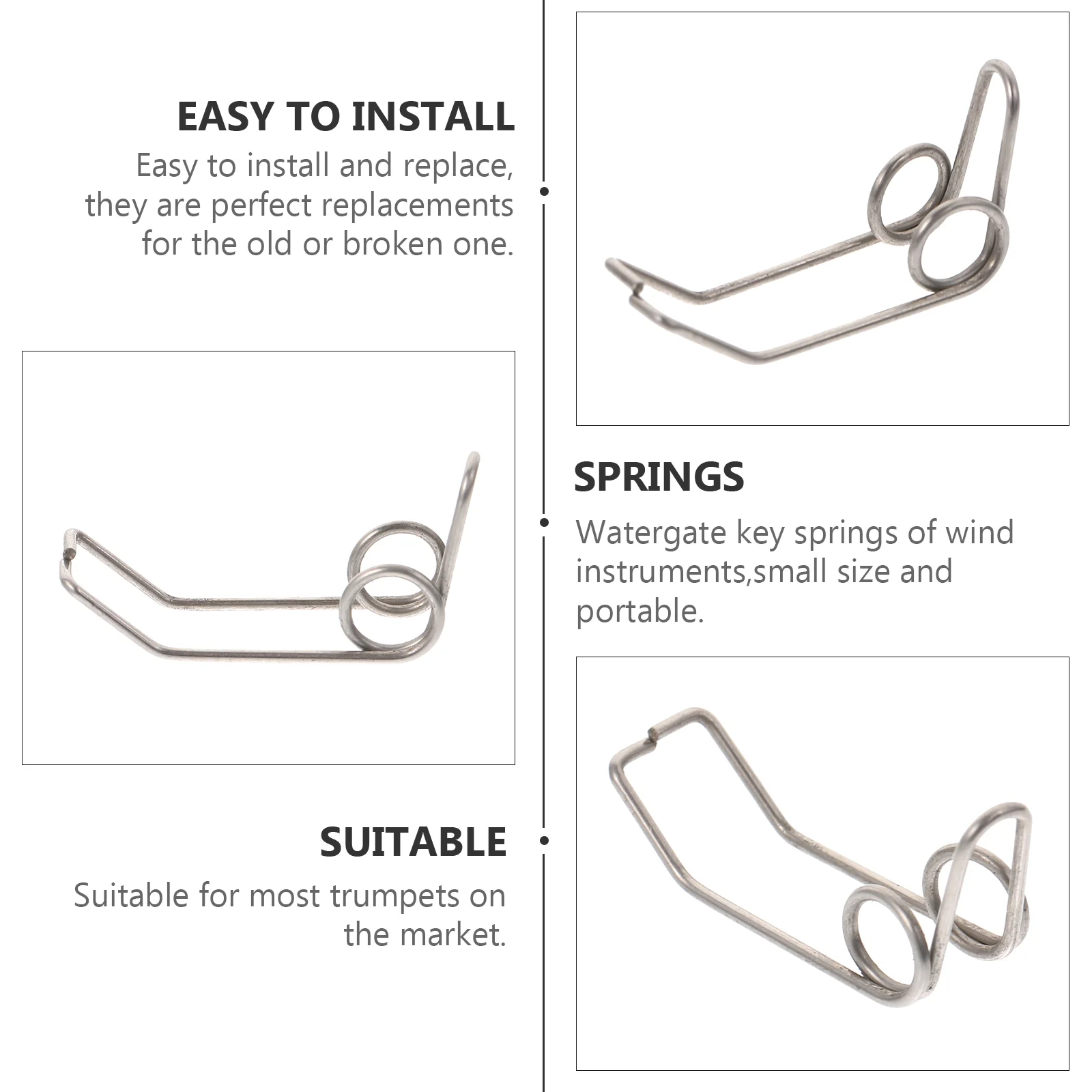 10 шт. музыкальный инструмент водяной ключ пружинные компоненты для пружинной