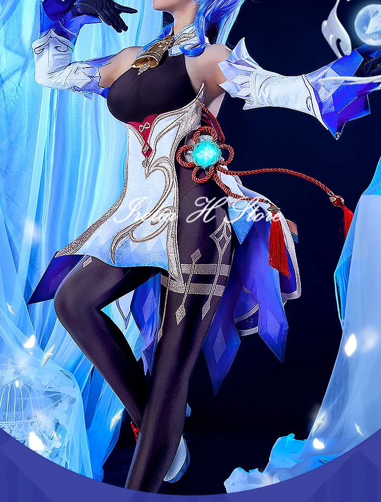 

Irelia H Store Genshin Impact косплей s Ganyu комбинезон Косплей Костюм Хэллоуин костюмы