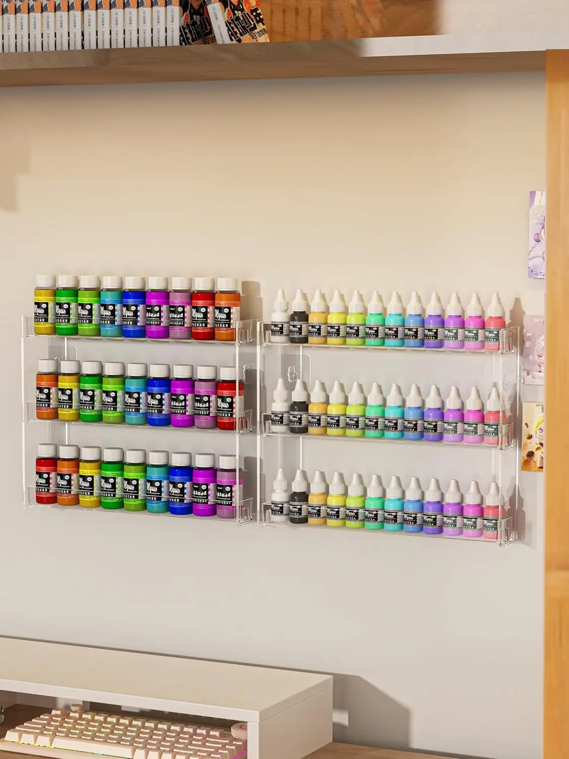 

Пластиковая 3-уровневая стойка для красок