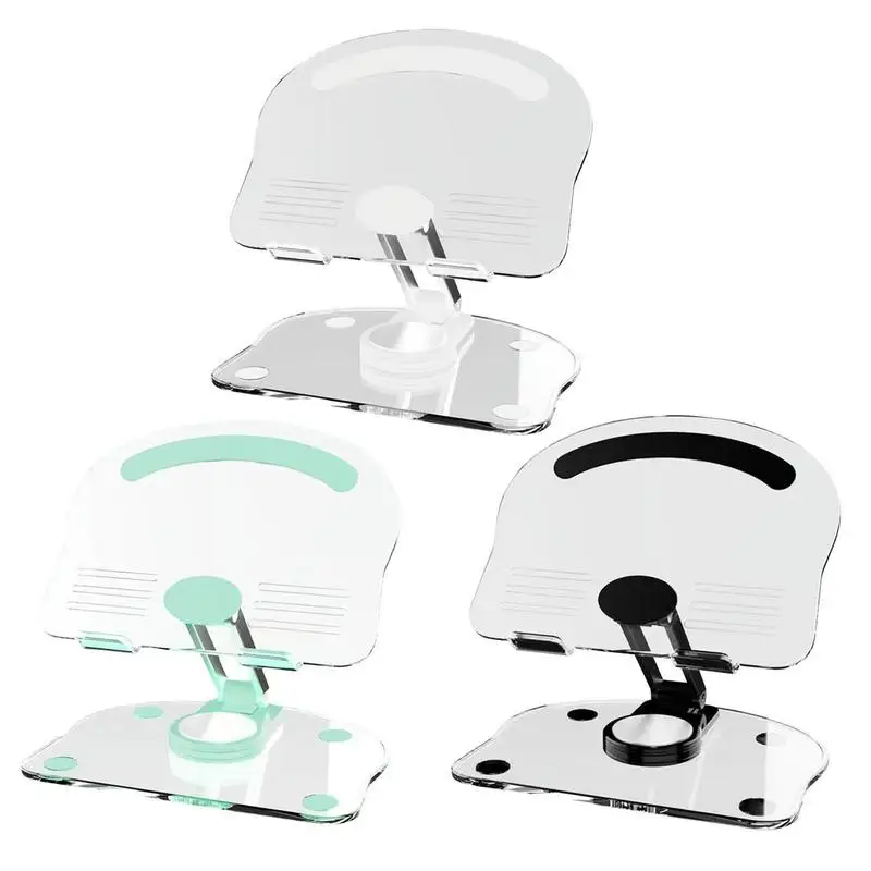 

Tablet Stand Foldable Transparent Acrylic Tablet Stand For Desk Fashionable And Sturdy Tablet Holder Stand For Tablets And