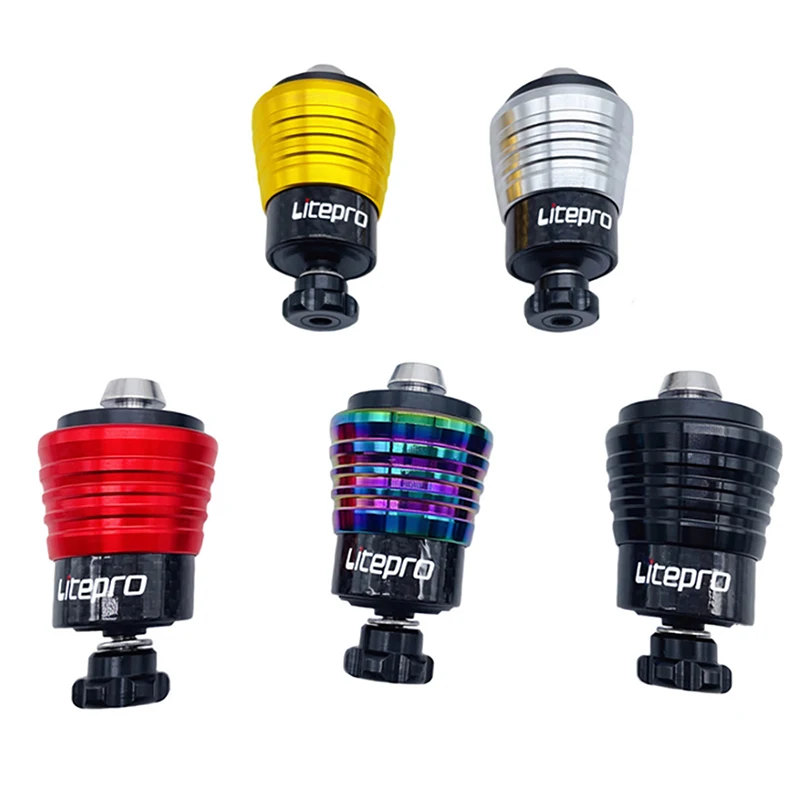 

New Hot Litepro Carbon Bicycle Rear Shock For Brompton Folding Bike Shock Titanium Bolt Lightweight Suspension