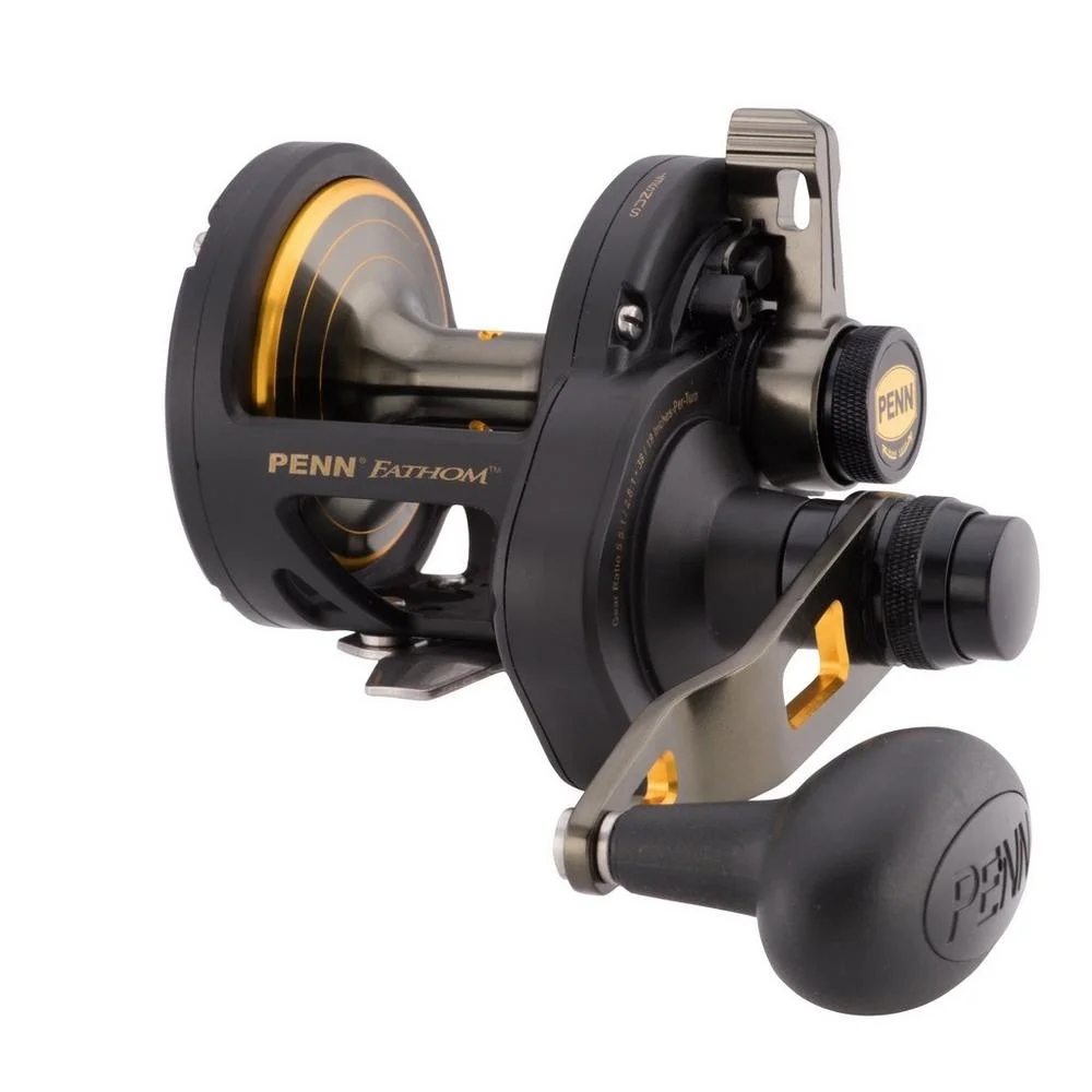 PENN Fathom Lever Drag 2 Speed Overhead Conventional Fishing