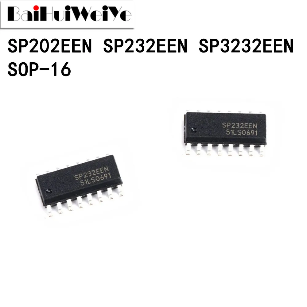 10 шт. SP3232EEN SP202EEN SP232EEN RS232 трансивер SMD SOP-16 Новый чипсет хорошего качества