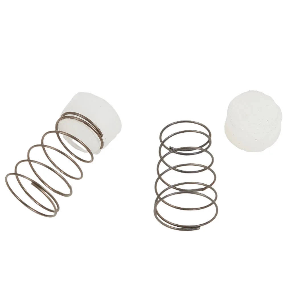 

10pcs 30*15mm Air Compressor Seal Pads Spring White Brass Tone Foot Protector Rubber For 65 Type Air Compressor