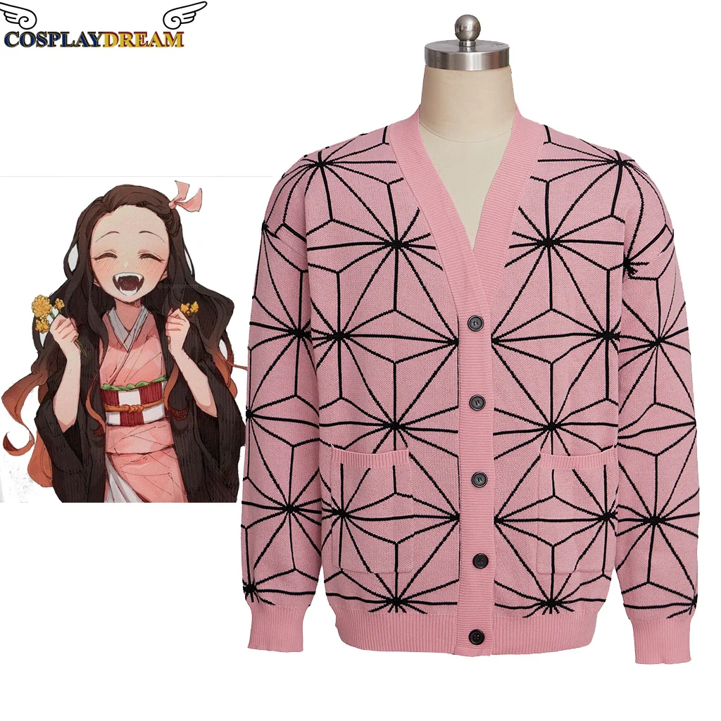 

Женский свитер для косплея, розовый свитер в стиле Хэллоуин