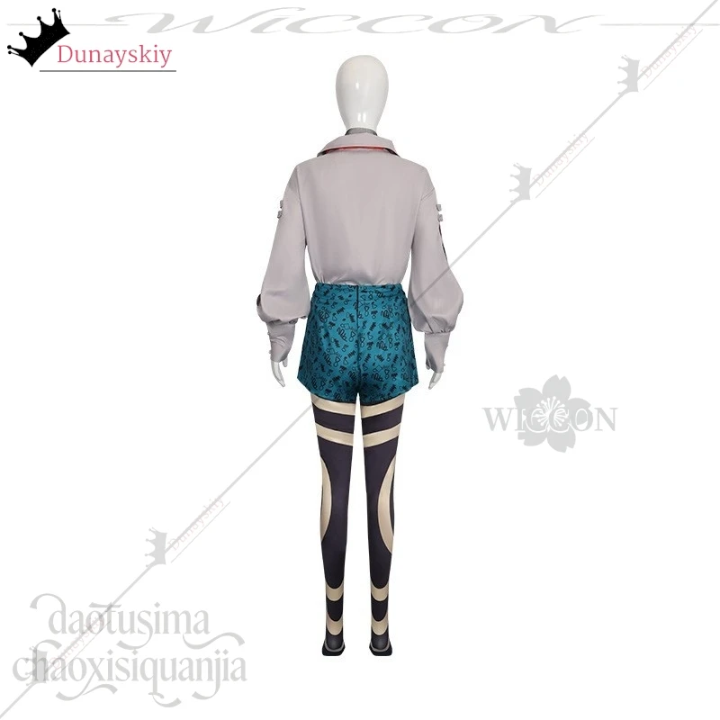 CR6.10*Riyo Reaper Косплей Аниме Gachiakuta Doll Festival Новый наряд Модное пальто Gary в стиле Y2K, чокер, парики для вечеринки на Хэллоуин (art.: 3920db4e4eed3) - 3920db4e4eed3