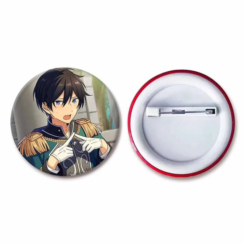 Ансамбль звезд Хватика Хокуто броши на рюкзаке креативный круглый мультфильм