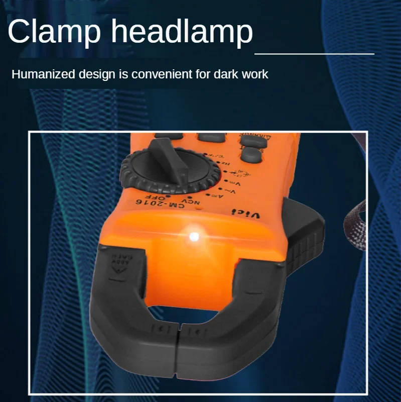 VICI AC/DC цифровой мультиметр с зажимами CM-2016 NCV Высокое качество True RMS